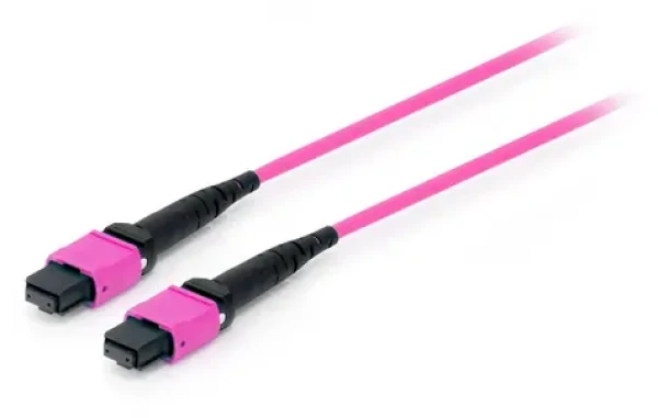 Equip MTP-MTP 3 m fialová / Optický patch kabel / Multimode OM4 / LSZH / Plug Play (25555317)