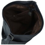 Módní dámská koženková crossbody kabelka Blandina new, tmavě modrá