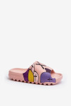 Pantofle CK240P růžové s potiskem - Step in Style 39
