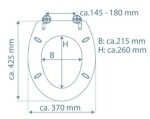 Eisl - WC sedátko BAMBUS se zpomalovacím mechanismem SOFT-CLOSE 81101 81101