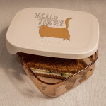 LIEWOOD Svačinový box Arthur Tritan Cats and Dogs 900 ml, multi barva, plast
