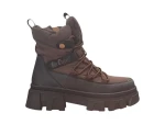Lee Cooper LCJ-26-01-4631L Dámské zimní kotníkové boty hnědé 37