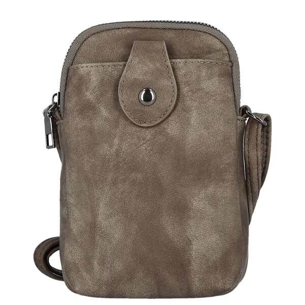 Menší dámská crossbody kapsa Lóra, tmavě béžová