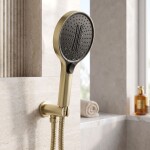 REA - Sprchová hlavice JS-033 Brush Gold REA-03907