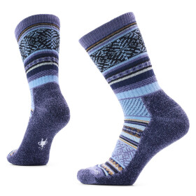 SMARTWOOL Everyday Cozy Fair Isle Sweater Crew Soc, Nightfall Blue (vzorek) velikost: L