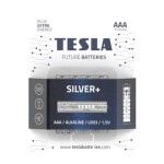 TESLA SILVER+ alkalická mikrotužková baterie AAA (LR03) 4 ks / blister (1099137217)