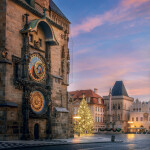 Nástěnný kalendář poznámkový 2027 Notique Praha, 30 x 30 cm