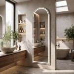 REA - Zrcadlo LED Orbit 60x170cm White HOM-03690
