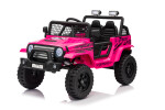 Mamido Elektrické autíčko OFF ROAD EXTREME 4x4 růžové 24V | 200W | 50 kg | EVA | LED | 2,4Ghz | ECO kůže