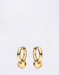 Maria Black Tote Mini Huggie Gold PAIR Gold