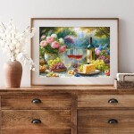 Puzzle Cherry Pazzi 1000 dílků - Vinné zátiší s hrozny