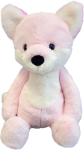 Liška růžová plyšová