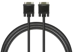 CL-202 VGA kabel černý / Propojovací video kabel / VGA (D-Sub) - VGA (D-Sub) / 1,8 m / s ferity (SAVKABELCL-202)