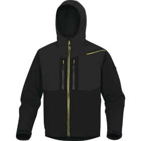 Deltaplus Delta Plus HORTEN2 Pracovní softshell bunda Černá-Žlutá