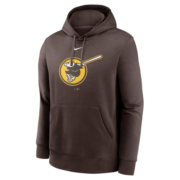 Nike Pánská mikina San Diego Padres MLB Alternate Logo Club Fleece Hoodie Velikost: S