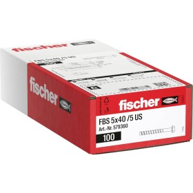 Fischer 579360 šroub do betonu 40 mm vnější šestihran galvanizováno zinkem 100 ks
