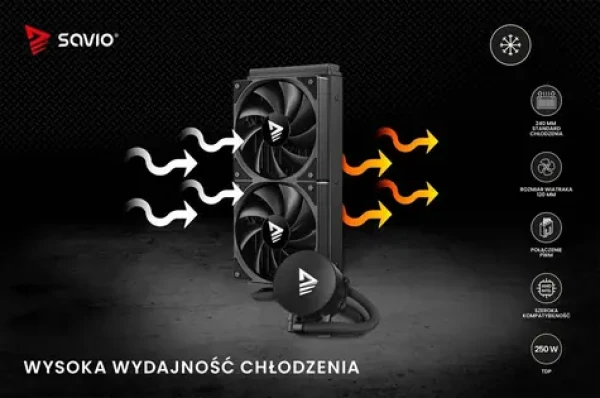NOX 240 / Komplet vodního chlazení / 240mm / 2x 120mm