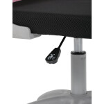 Dětská židle, výškově nastavitelná, růžová síťovina, KA-K2008 PINK