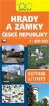 Hrady zámky České republiky 1:800 000,