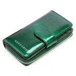 Módní dámská kožená peněženka Gregorio Ellida, zelená