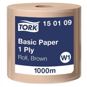 Tork 150109 papírová utěrka Basic v roli 1vrstva W1 délka role 1000 m barva hnědá