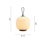 Louis Poulsen Přenosná stmívatelná lampa VL 45 Radiohus / Glossy Pale Yellow Glass, žlutá barva, kov, plast