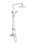 JB Sanitary Sprchová sestava s baterií TIRA rozteč 150mm, průměr 20cm - ABS, s příslušenstvím SD 61 911 14 3