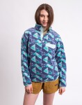 Patagonia W's LW Synch Snap-T P/O Jaguar Geo: Blue Sage S