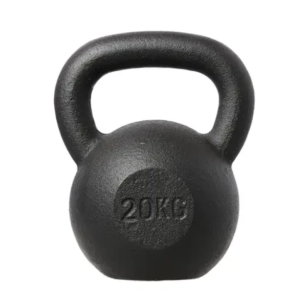 HMS KZG20 Litinový kettlebell 20 kg černý (5907695517828)