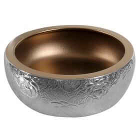 KERRA - Umývadlo na desku KR-124 (chromově hnědé) 5907548118240