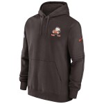 Nike Pánská mikina Cleveland Browns NFL 2023 Sideline Club Hoodie Brown Velikost: S
