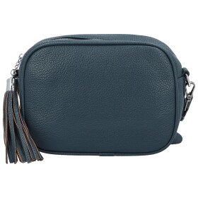 Stylová dámská koženková crossbody kabelka Danika, modrá