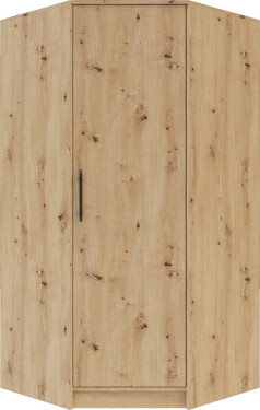 Rohová šatní skříň Smart SR4 Barva korpusu + barva dveří: Dub artisan