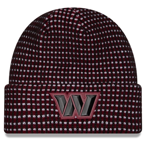 New Era Pánská zimní čepice Washington Commanders NFL 2026 Sideline Cold Weather Cuffed Knit
