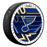 Inglasco / Sherwood Puk St. Louis Blues Medallion Souvenir Collector Puck