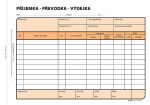 Příjemka-převodka-výdejka, A5, 100 listů, NCR