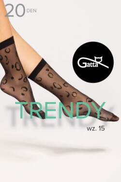 TRENDYLINE PONOŽKY - 15 PONOŽEK NERO UNI