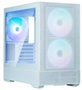 Zalman P30 AIR bílá / PC skříň / 3x 140mm ARGB / USB-A 3.2 / USB-C / temperované sklo / mesh / bez zdroje (P30 AIR White)
