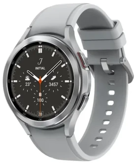SAMSUNG Galaxy Watch 4 Classic (46 mm) stříbrná / Chytré hodinky / AMOLED / Wi-Fi / Bluetooth / NFC / GPS / Wear OS (SM-R890NZSAEUE)