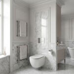 REA - Podomítkový Instalační Set Slim 024N pro WC s Tlačítkem HD Chrome KPL-E1561