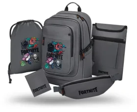 BAAGL SET 5 Cubic Fortnite Squad / Školní set / batoh, sáček, ledvinka, obal na notebook, peněženka / GRS
