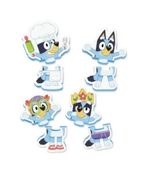 TOOMIES Bluey - Puzzle vodolepky do vany