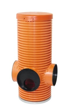 MIDAS opti-control drenážní šachta 315 ,v 80cm, bez lapače písku, včetně poklopu PP