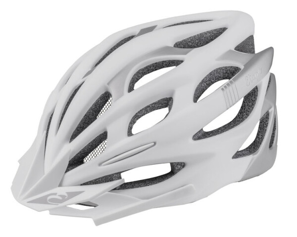 Dámská cyklistická přilba na kolo Etape Vesper, bílá/šedá mat (pro obvod hlavy velikost L/XL (58-61 cm))