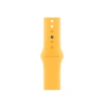 Apple Watch Sport Band 45mm (S/M) paprskově žlutá / Sportovní pásek pro Apple Watch / 140-190mm (MWMW3ZM/A)