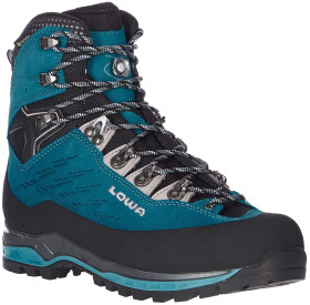 Dámská trekingová vysokohorská obuv Cevedale II GTX Ws 220053 6931 Tyrkys s černou - LOWA modrá a černá 39