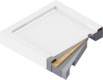 DEANTE - Jasmin plus bílá - Akrylátová sprchová vanička, půlkulatá, 90 cm KTJ_053B
