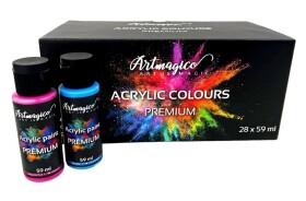 Artmagico, 81187, sada akrylových barev Premium, 59 ml, 28 ks