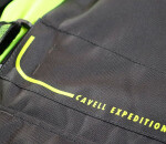 Bunda na motorku Nazran Cavell Tech-Air black/grey/fluo černá