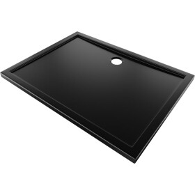 MEXEN - Flow sprchová vanička obdélníková slim 75 x 120, černá mat 46R707512